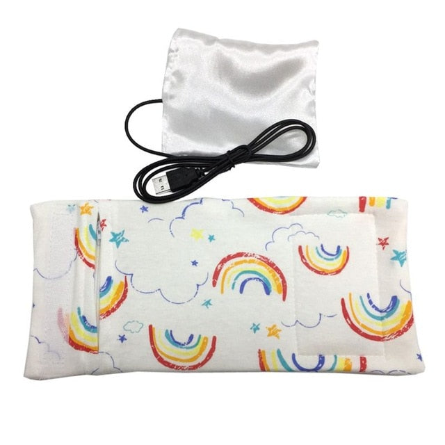 USB Baby Bottle Warmer – Portable Milk Heater for Travel & Stroller