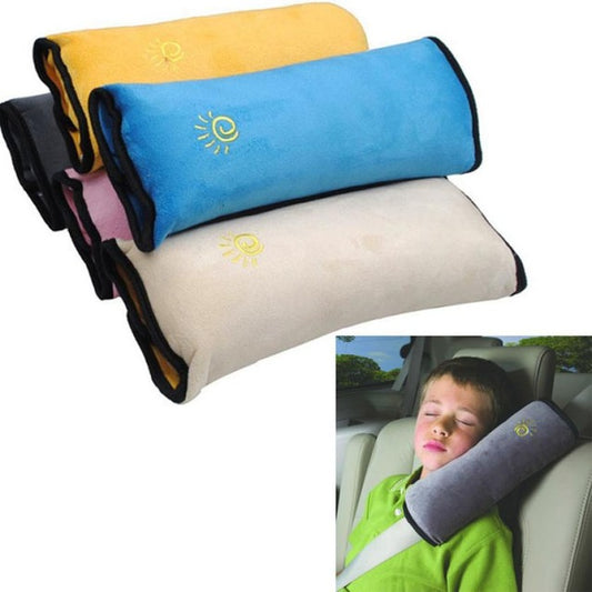 Micro-Suede Seat Belt Pillow – Shoulder Strap Cushion for Kids