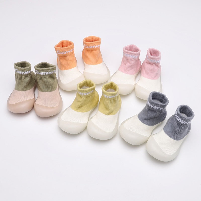 Cartoon Baby Walking Shoes – Soft Sole Anti-Slip Knit Booties