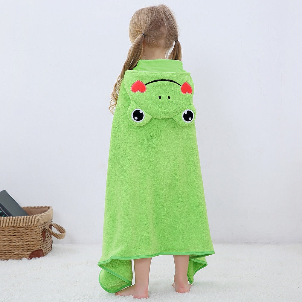MICHLEY Hooded Baby Towel – Soft Brocade Bath Wrap with Custom Logo