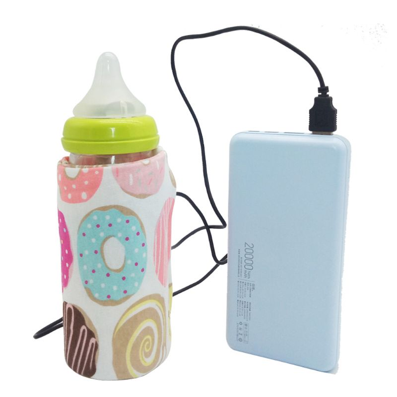 USB Baby Bottle Warmer – Portable Milk Heater for Travel & Stroller