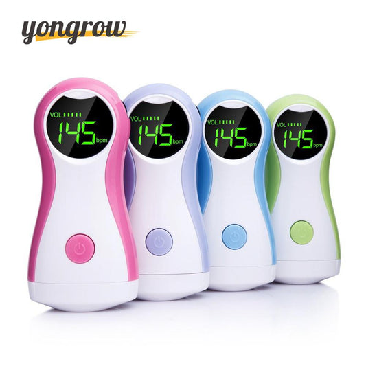 Yongrow Fetal Doppler – Portable Baby Heart Rate Monitor with LCD & Earphones