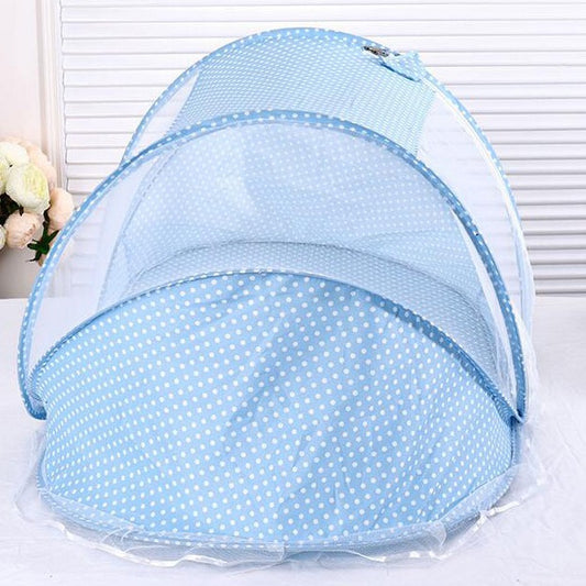 Foldable Baby Mosquito Net – Mongolian Yurt Style Bed Cover with Bottom