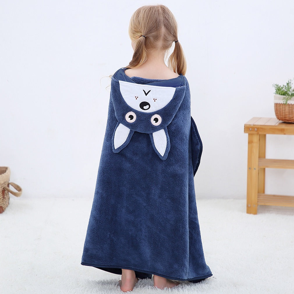 MICHLEY Hooded Baby Towel – Soft Brocade Bath Wrap with Custom Logo