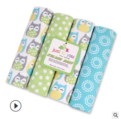 4-Pack Muslin Baby Swaddle Blankets – 100% Cotton Newborn Wrap Set
