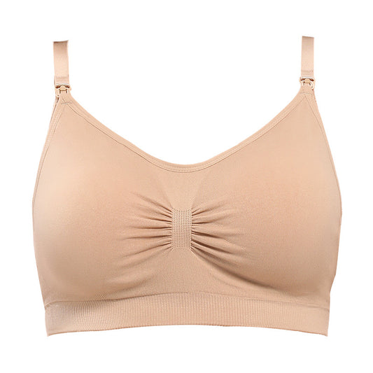 Plus Size Nursing Bra – Steel-Free Adjustable Maternity Breastfeeding Bra