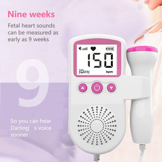 Handheld Fetal Doppler Monitor – Baby Heart Rate & Movement Tracker