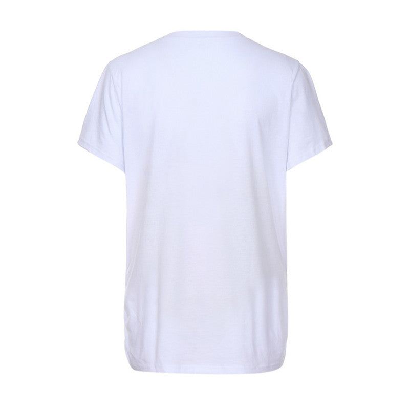 Maternity Letter Print T-Shirt – Short Sleeve Breastfeeding Top for Women