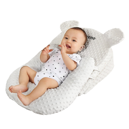 Anti-Spill & Anti-Choke Baby Feeding Pillow – Sloped Feeding & Lounging Pad for All Seasons
