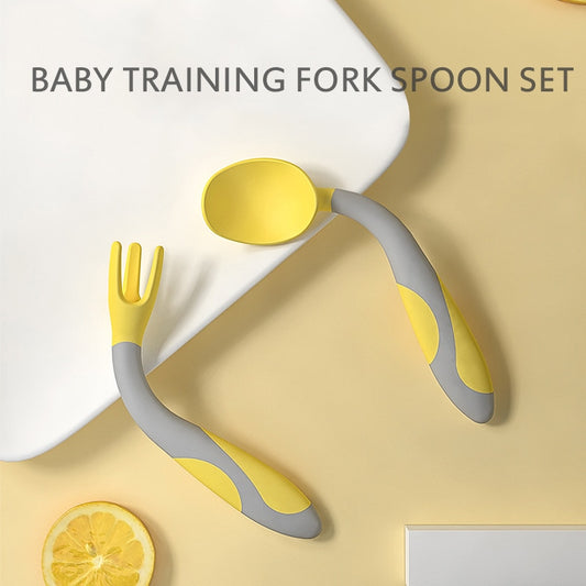 Bendable Silicone Baby Spoon – Bendy Soft Gel Feeding Utensils for Learning to Eat