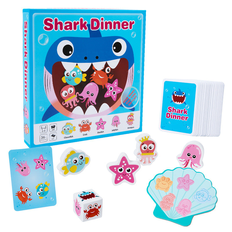 Shark Feeding Game for Kids – Fine Motor & Chopstick Training Toy