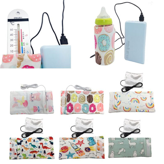 USB Baby Bottle Warmer – Portable Milk Heater for Travel & Stroller
