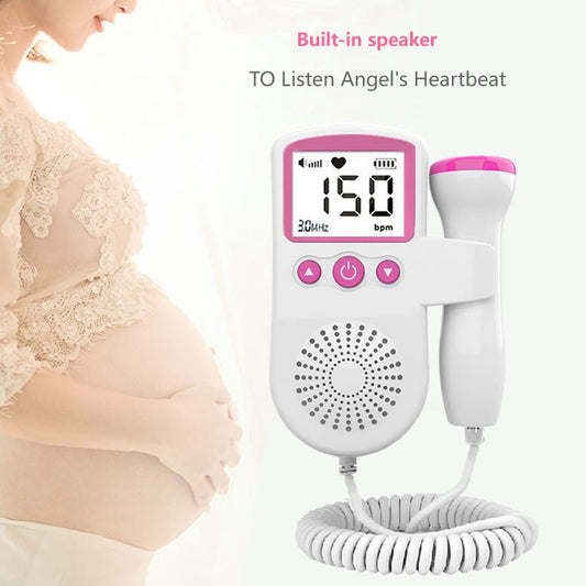 Handheld Fetal Doppler Monitor – Baby Heart Rate & Movement Tracker